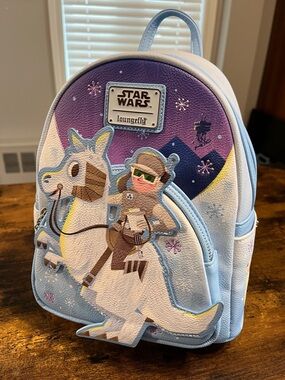 NWT Loungefly x Star Wars Luke Skywalker Riding a Tauntaun on Hoth Backpack
